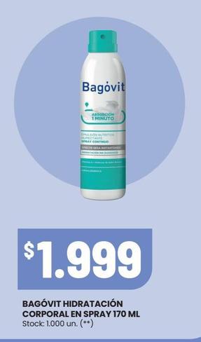 BAGÓVIT HIDRATACIÓN CORPORAL EN SPRAY 170 ML