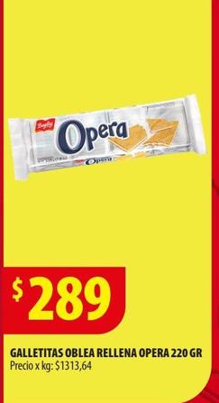 GALLETITAS OBLEA RELLENA OPERA 220 GR