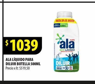 Líquido para diluir botella Ala 500ml