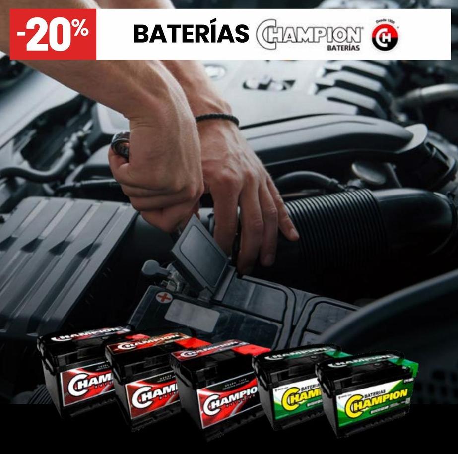 baterías Champion
