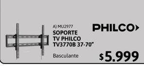 Soporte para tv Philco