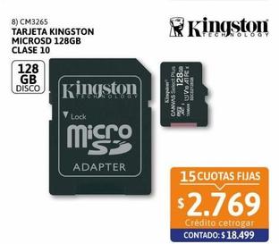 Tarjeta Kingston