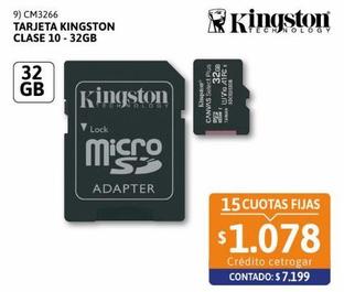Tarjeta Kingston