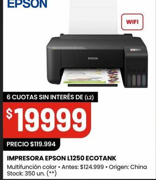 Impresoras Epson