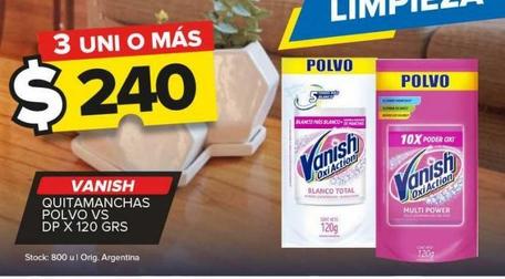quitamanchas Vanish polvo vs 120g