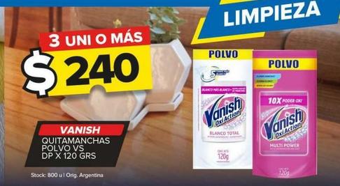quitamanchas Vanish 120g
