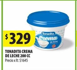 Crema de leche Tonadita 200cc