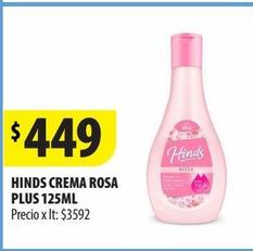 Crema rosa Hinds 125ml