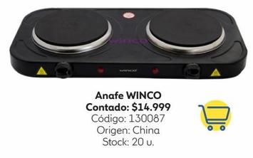 Anafe Winco W1041 2 Hornallas