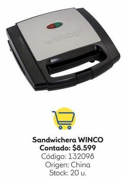 Sandwichera Winco W017