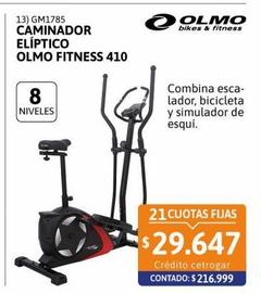 Caminador Eli­ptico Olmo Fitness 410