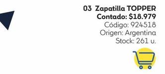 Zapatilla TOPPER