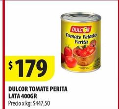 DULCOR TOMATE PERITA LATA 400GR