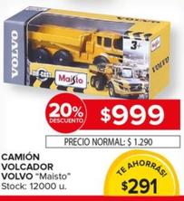 Maisto - Camión Volcador Volvo