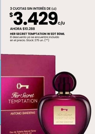 her secret temptation w edt