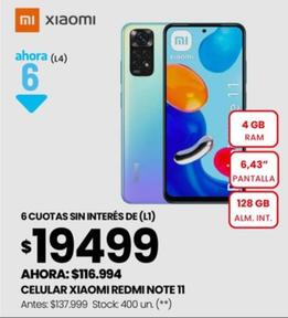 Xiaomi - Celular Redmi Note 11