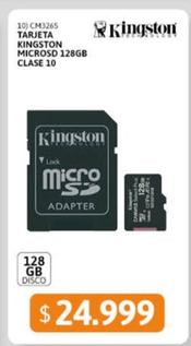 Tarjeta Microsd 128 Gbclase 10