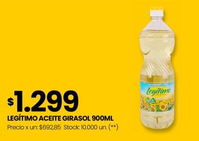 Legítimo - Aceite Girasol