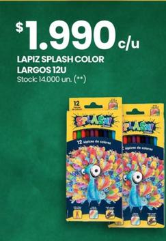 Splash - Lápiz Color Largos