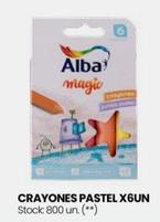 Alba - Crayones Pastel X6Un