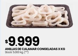 Anillas De Calamar Congeladas