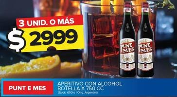 Punt E Mes - Aperitivo con Alcohol Botella X 750 Cc