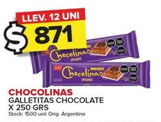 Chocolinas - Galletitas Chocolate