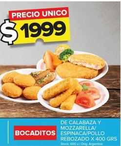 DE CALABAZA Y MOZZARELLA