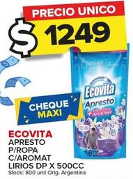 Ecovita - Apresto P/ropa C/Aromat
