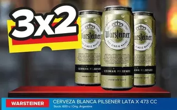 Warsteiner - Cerveza Blanca Pilsener 