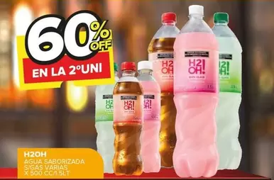 H2oh - Agua Saborizada S/Gas 