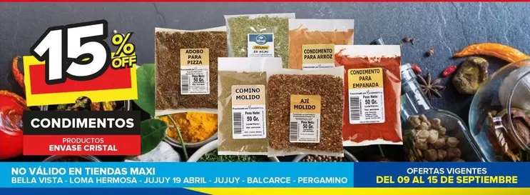 Condimentos 