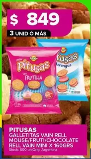 Pitusas - Galletitas Vain Rell Mouse