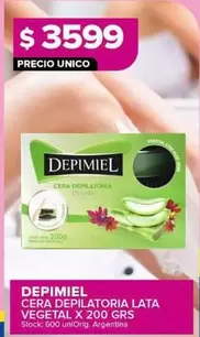 Depimiel - Cera Depilatoria Lata Vegetal