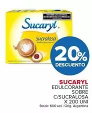Sucaryl - Edulcorante Sobre C/sucralosa