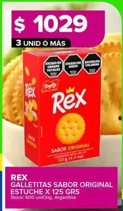 Rex - Galletitas Sabor Original Estuche