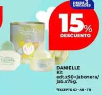 Danielle - Kit edt.x90+jabonera/jab.x75g.