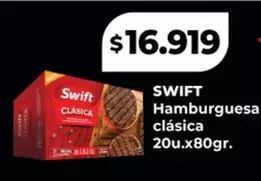 Swift - Hamburguesa clásica