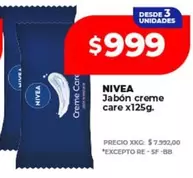 Nivea - Jabón creme care