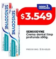 Sensodyne - Crema dental limp profunda