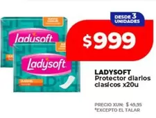 Ladysoft - Protector diarios clasicos x20u