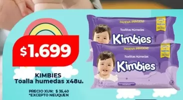 Kimbies - Toalla humedas