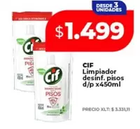 Cif - Limpiador desinf. pisos