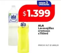 Ala - Lavavajillas cremoso