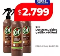 Cif - Lustramuebles gatillo x400ml