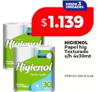 Higienol - Papel hig Texturado