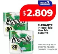 Elegante - PPapel hig Max h/s