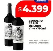CORDERO C/ PIEL DE LOBO