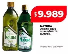 Natura - Aceite oliva suave/fuerte