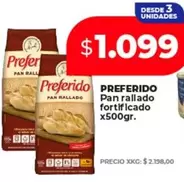 Preferido - Pan rallado fortificado